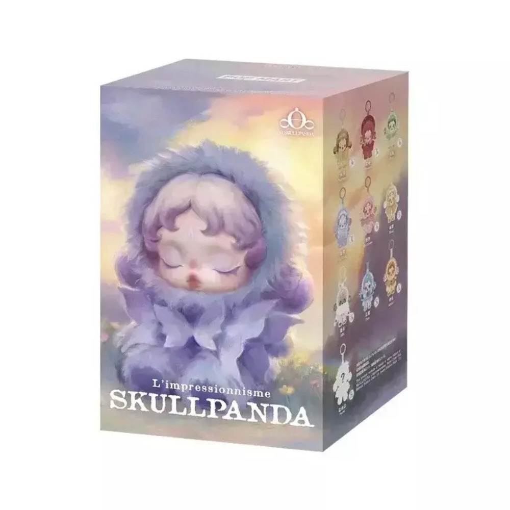 Pop Mart L'impressionnisme θSKULLPANDA Series Plush Doll Single Blind Box
