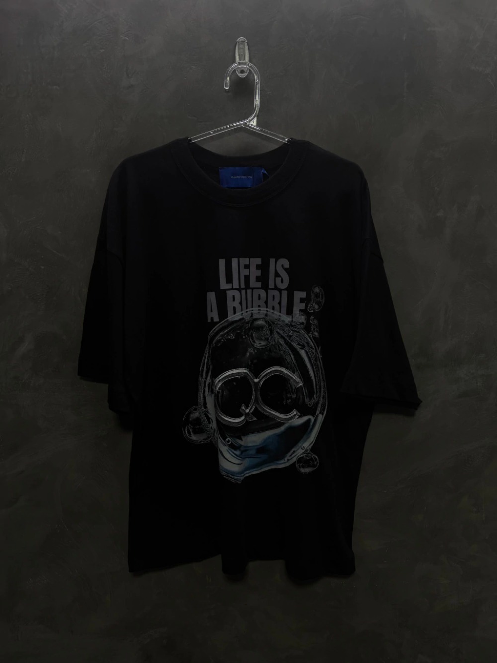Camiseta Quadro Creations Bubble Lif Boxy Black
