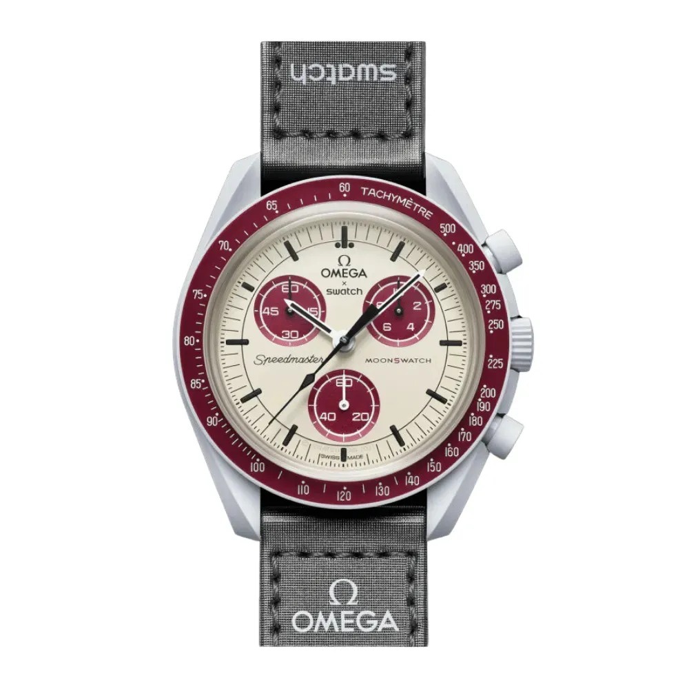 Swatch x Omega Relógio Bioceramic Moonswatch Mission to Pluto