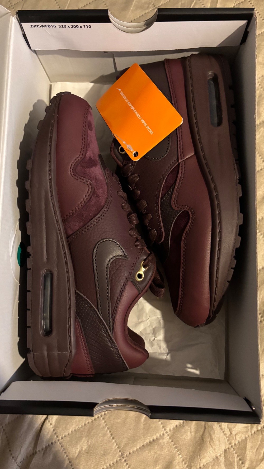 Nike Air Max 1 '87 Burgundy Crush