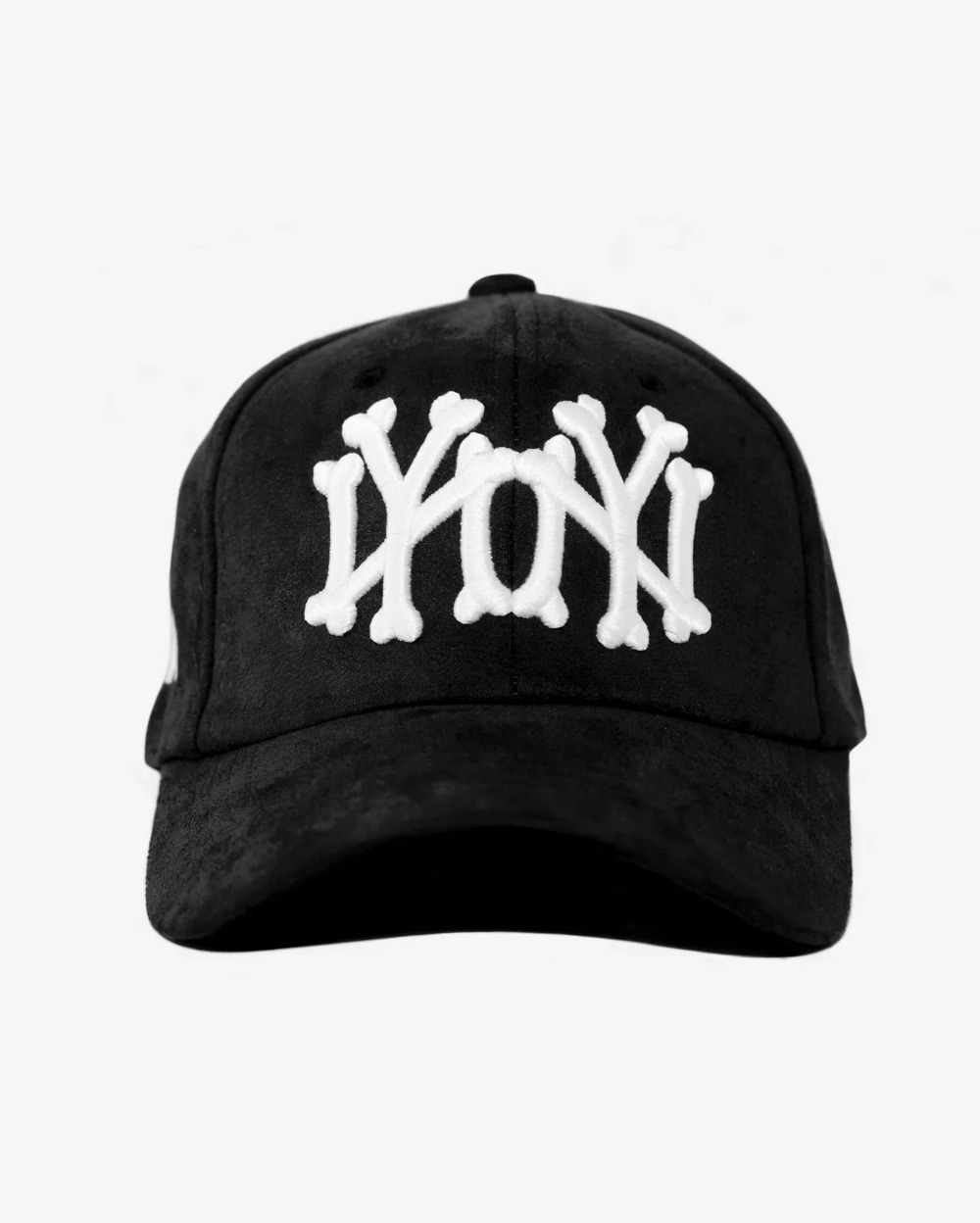 Boné oMA Studios NY NY Bones Suede Black — Único, Novo
