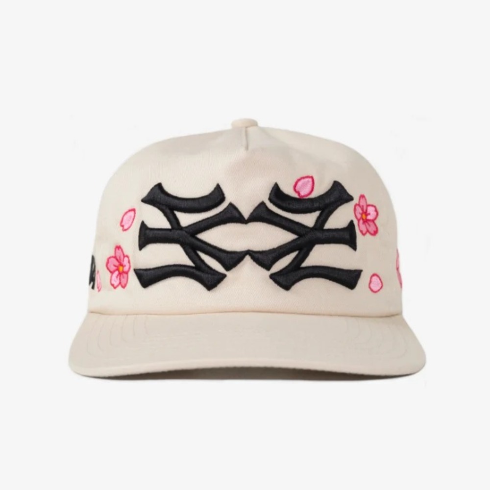 Boné oMA Studios NY NY Cherry Blossom Cream — Único, Novo
