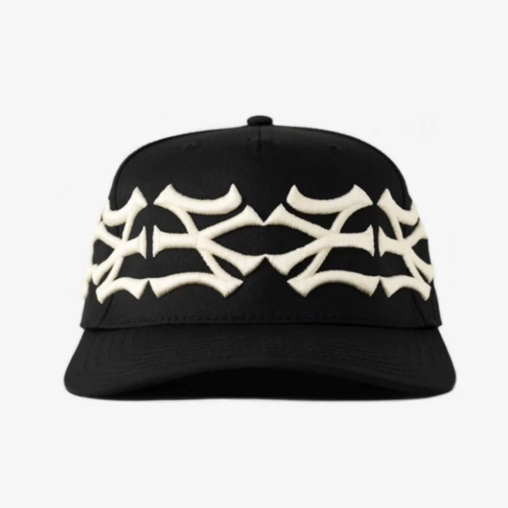 Boné oMA Studios NY NY Crown Black Cream — Único, Novo