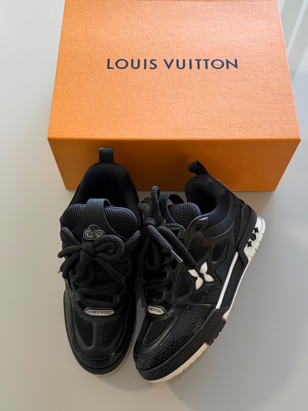 Louis Vuitton LV Skate Sneaker Black White