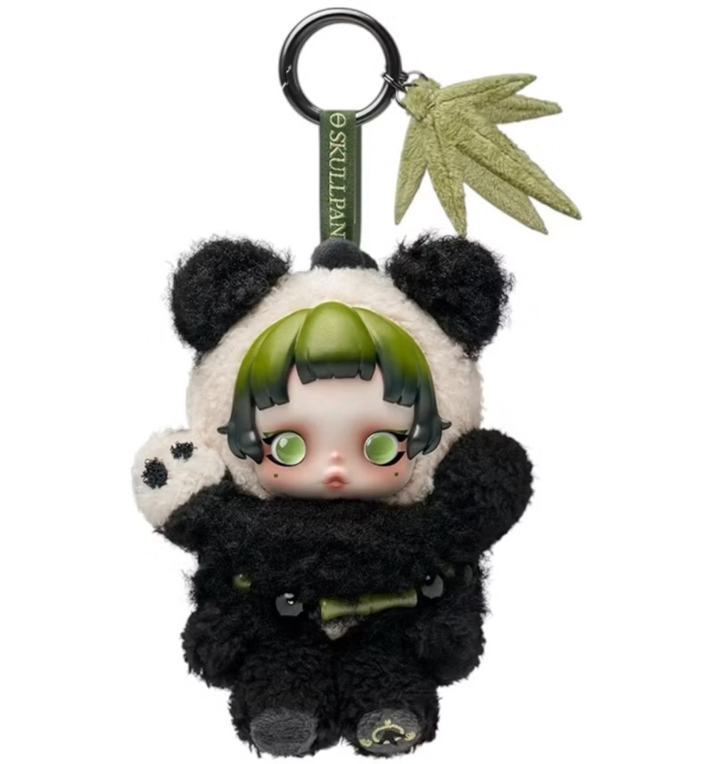POP MART x SKULLPANDA - Lazy Panda Plush Doll Pendant -UNIDADE-