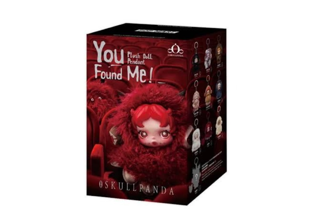 POP MART x SKULLPANDA - You Found Me! Series Plush Doll Pendant