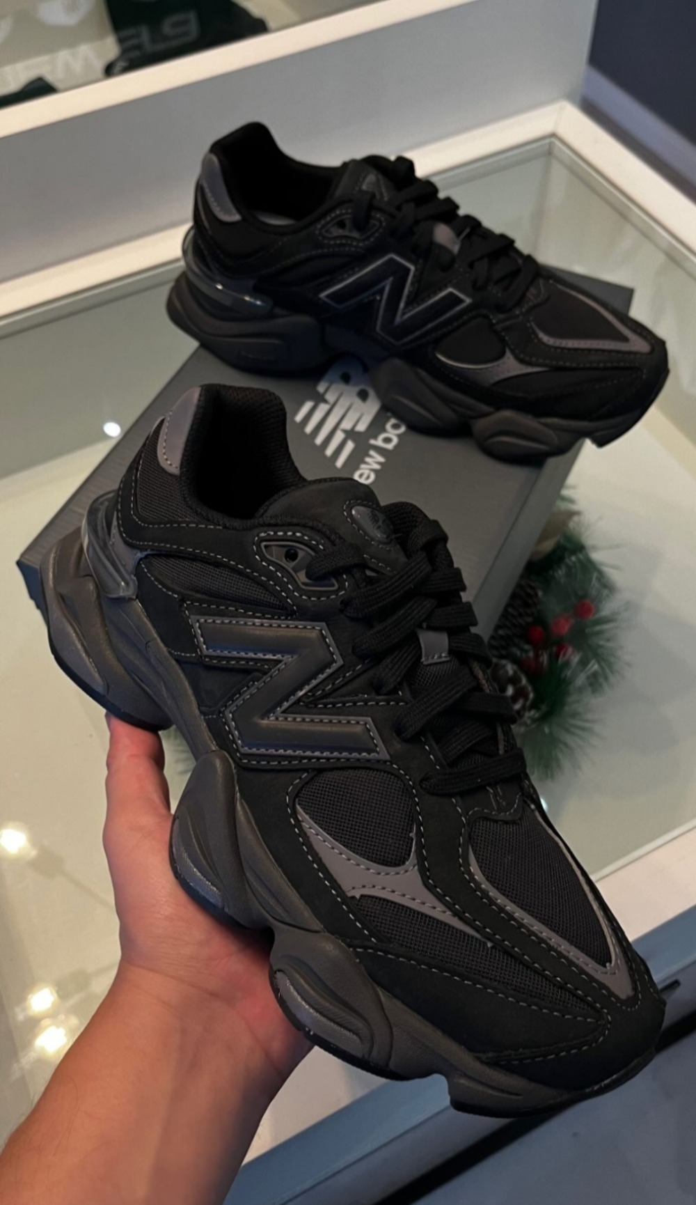 New Balance 9060 Black Castlerock — 36, Novo
