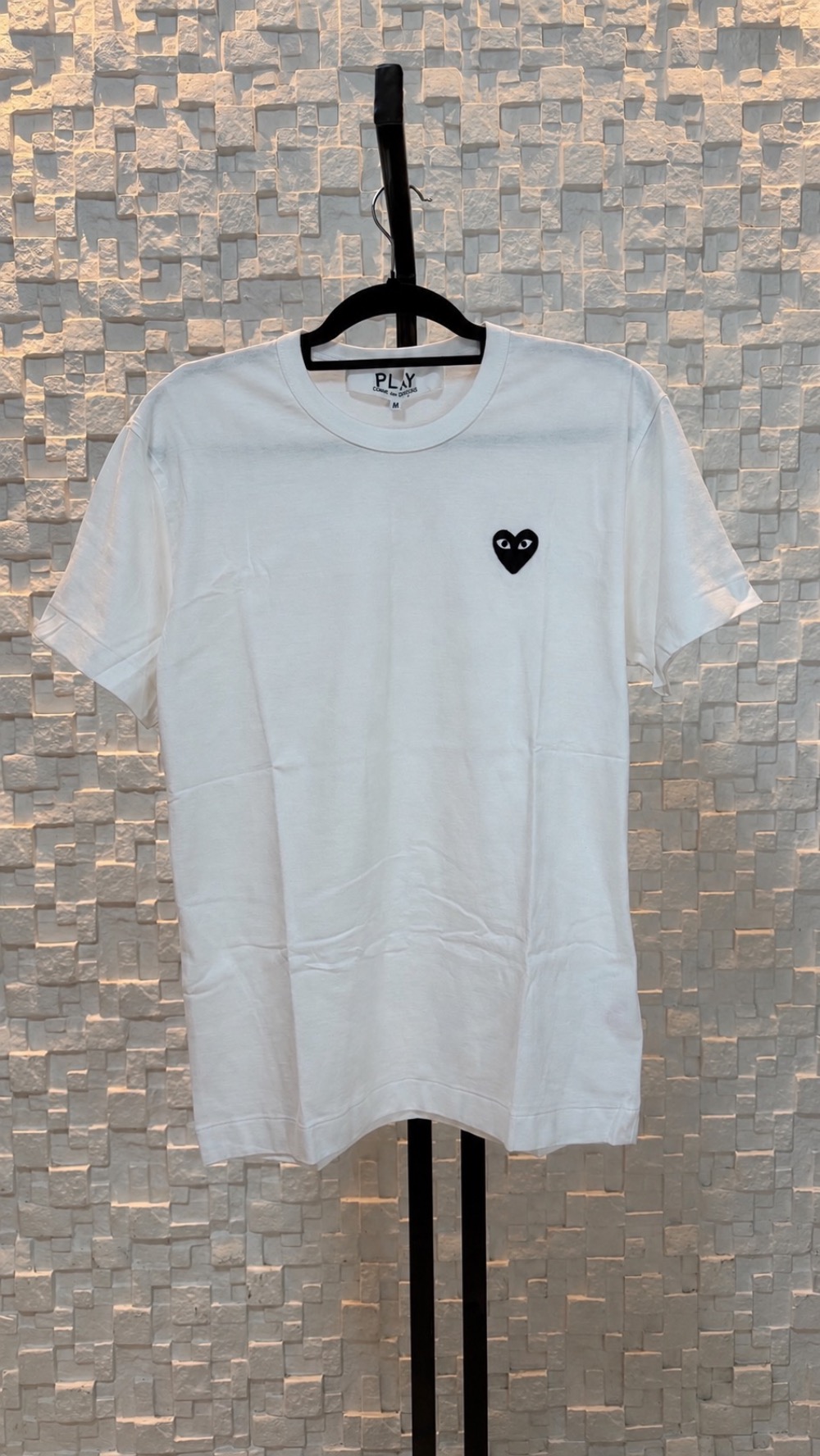 Camiseta Comme des Garçons PLAY Mini Heart Logo White