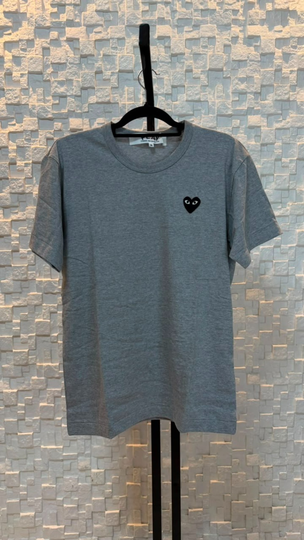 Camiseta Comme des Garcons PLAY Grey/Black