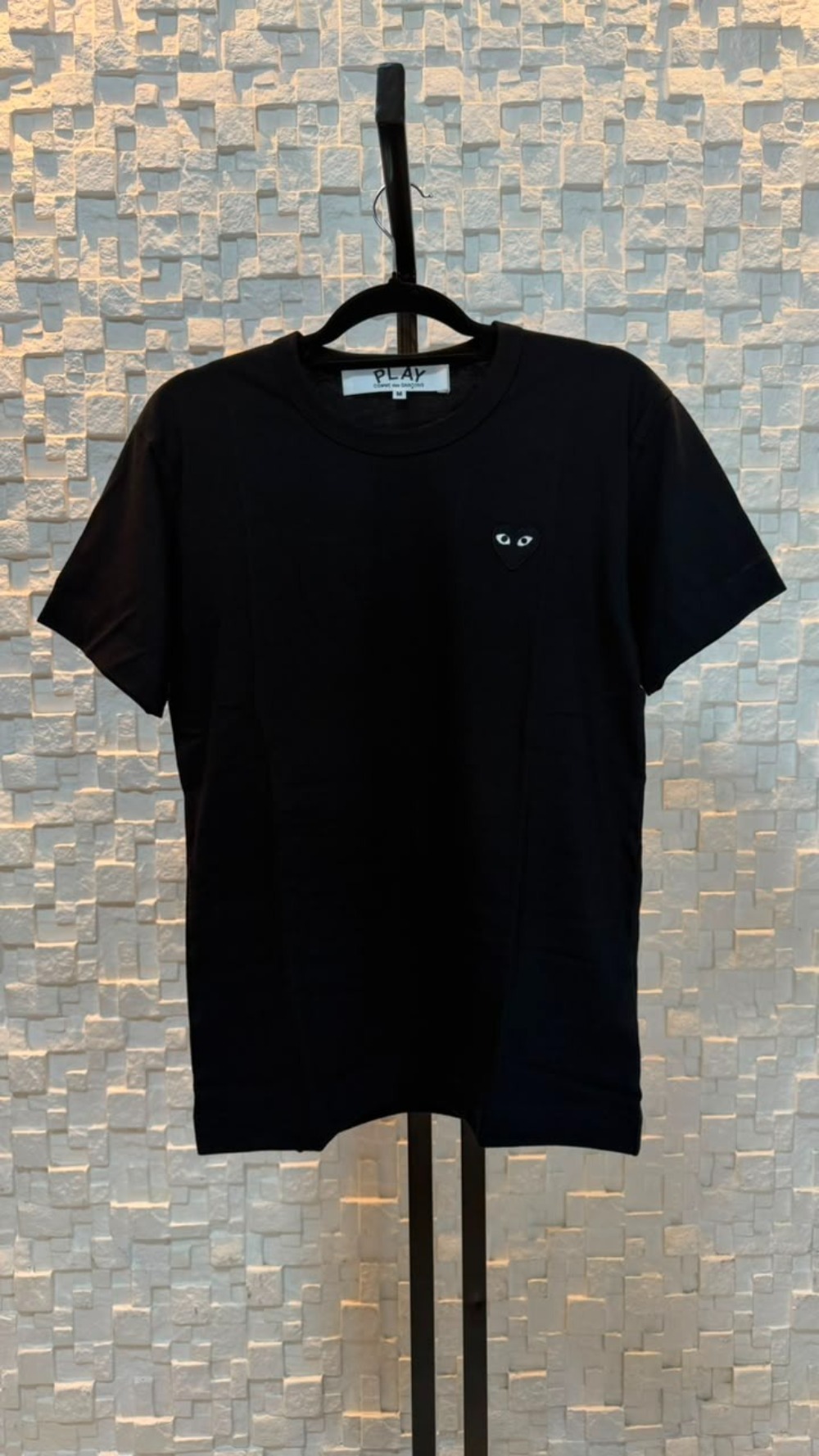 Camiseta Comme des Garçons PLAY Little Heart Black