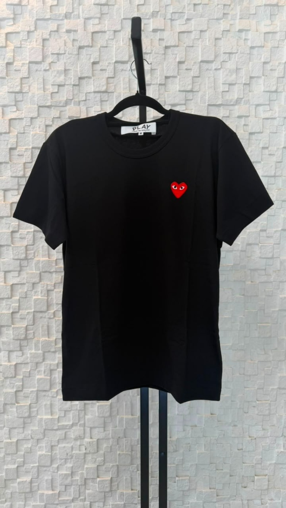 Camiseta Comme des Garçons PLAY Mini Heart Logo Black