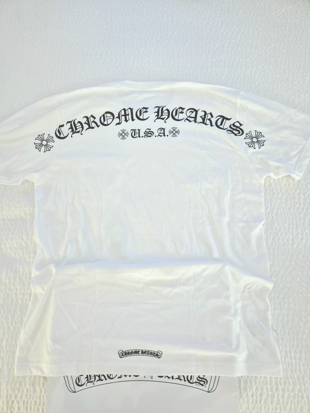 Camiseta Chrome hearts pocket crew white