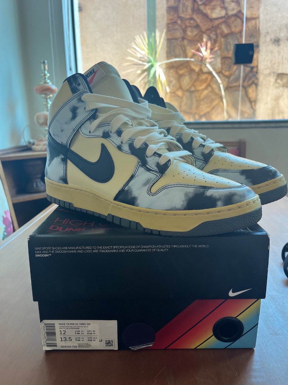 Nike Dunk High 1985 Blue Acid Wash
