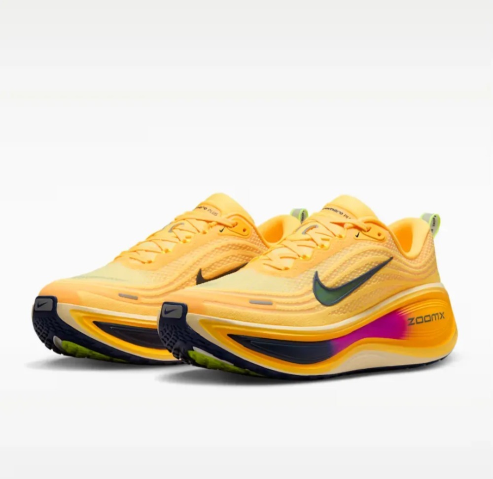 Nike Vomero Plus Citron Pulse Alabaster Laser Orange Blue Void — 43, Novo