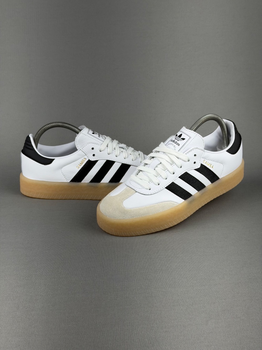 adidas Sambae Cloud White Metallic Gold