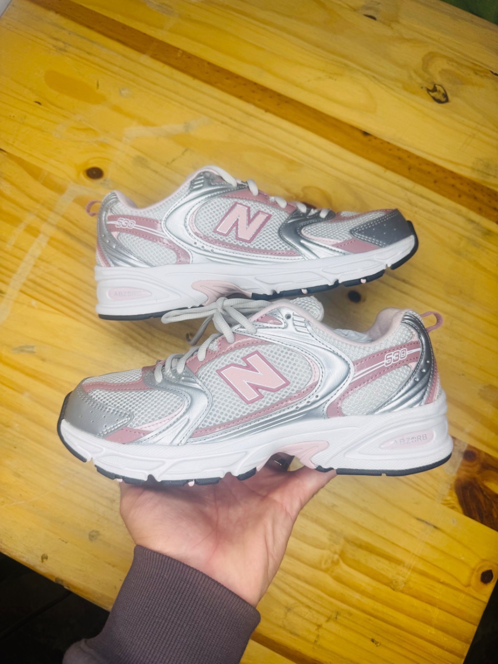 New Balance 530 Silver Metallic Rosewood