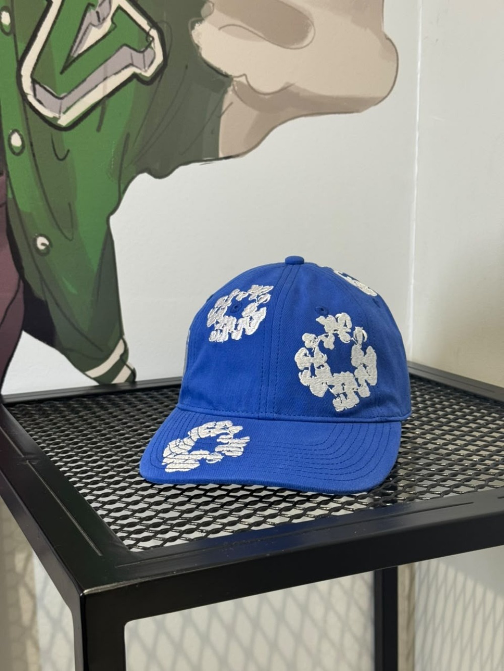 Boné Denim Tears The Cotton Wreath Blue — Único, Novo