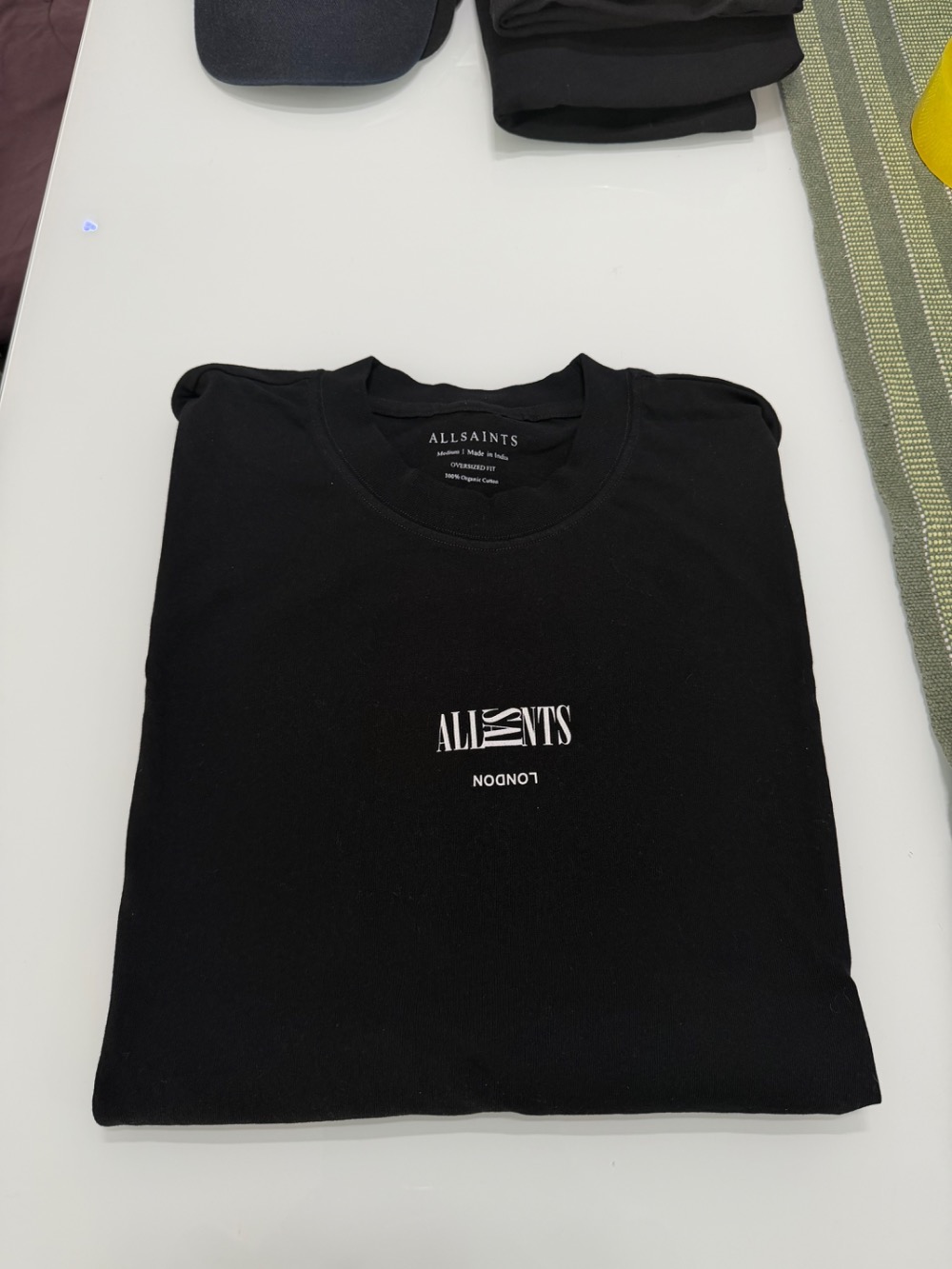 Camiseta AllSaints Burman Crew Black