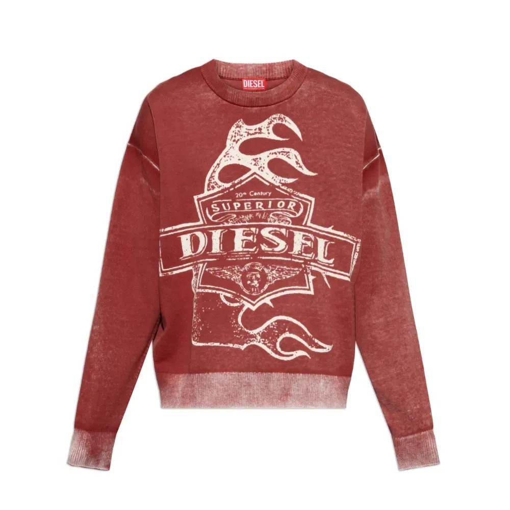 Suéter Diesel K-BELEZ Red — G, Novo