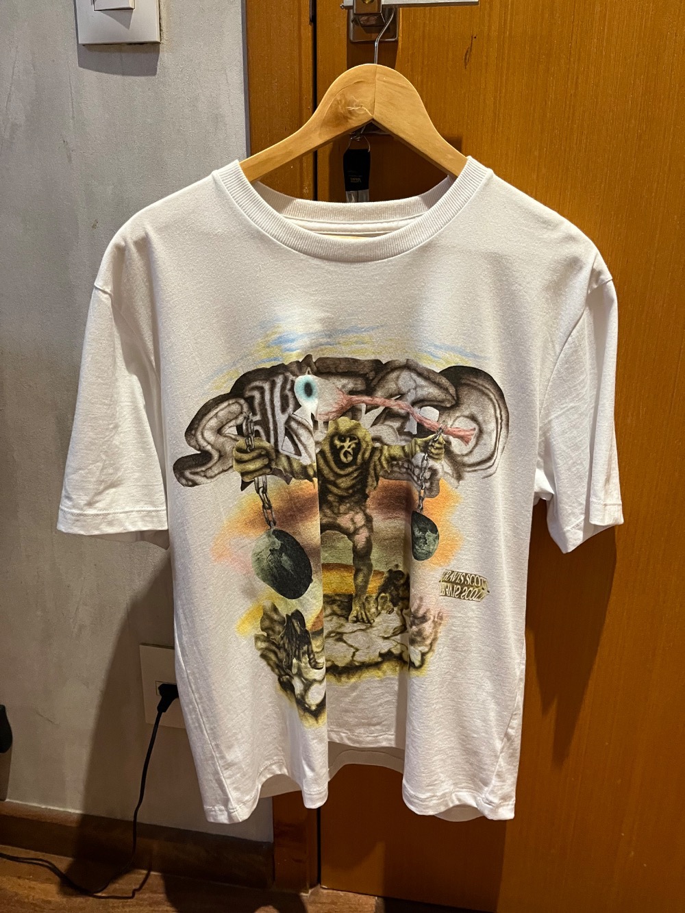 Camiseta Travis Scott Circus Maximus Tour 2024: South America Branco