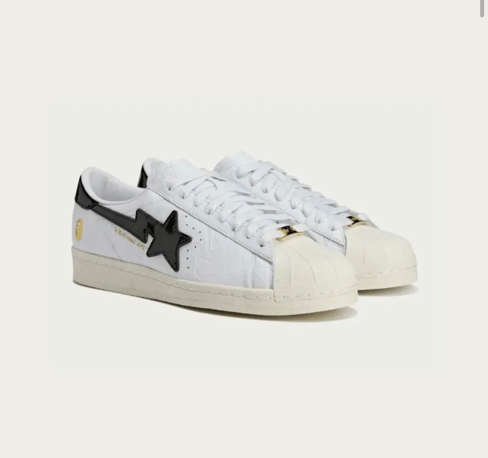 A Bathing Ape BAPE x adidas Superstar White