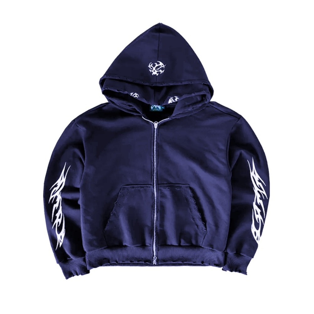 CIPHER SHADOW NAVY BLUE HOODIE