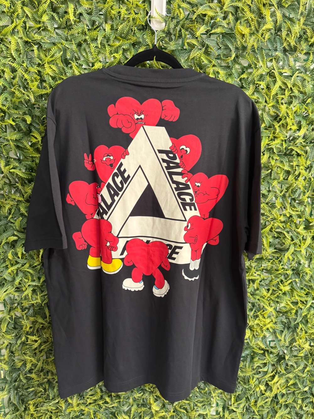 Palace Tri-Hearts Camiseta Black