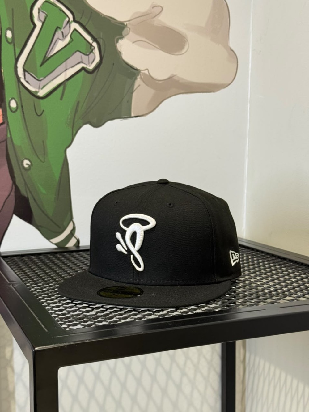 Boné Syna World X New Era 59FIFTY Fitted Preto e Branco