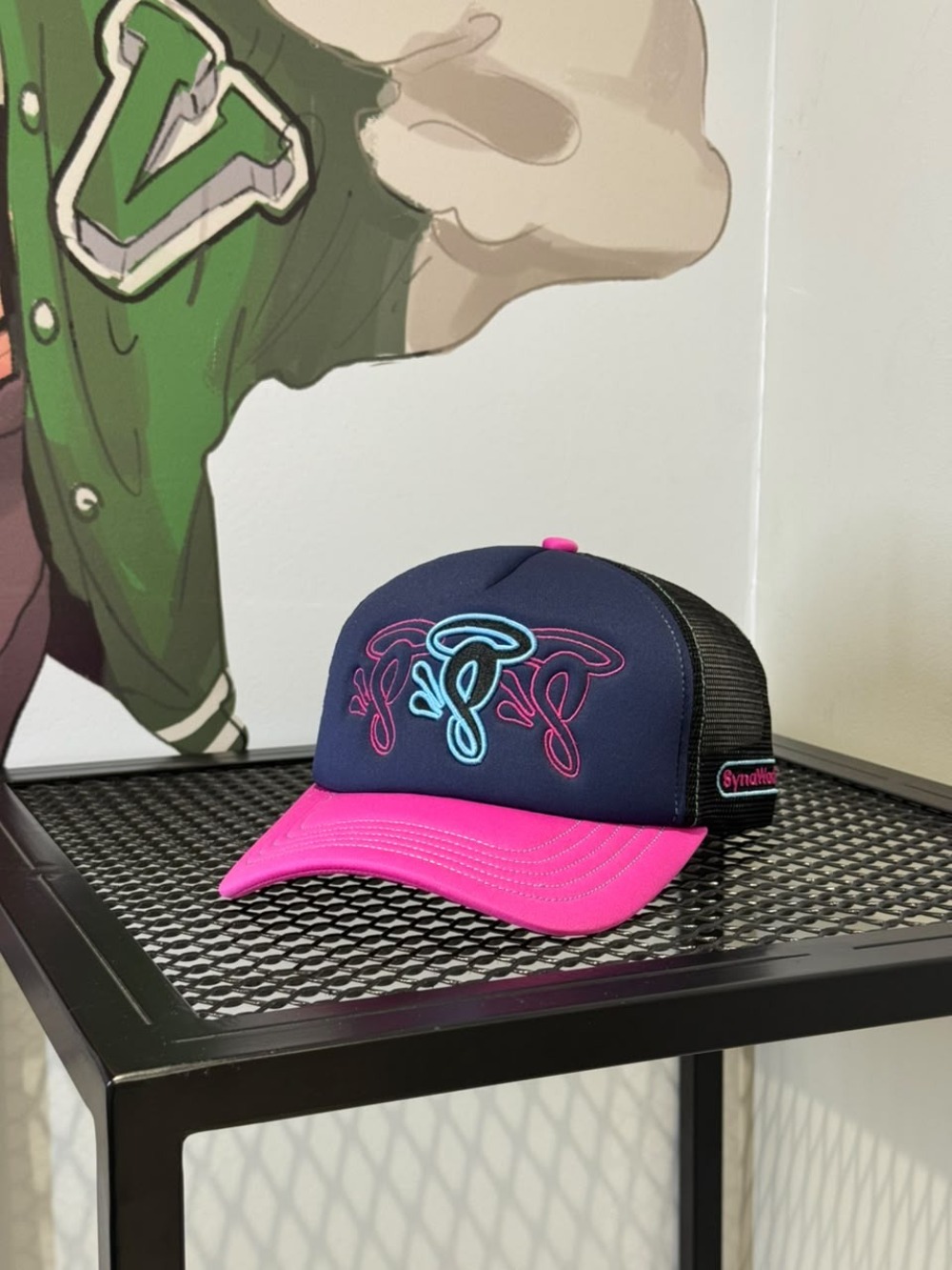 Boné Syna World Halo S Trucker Rosa