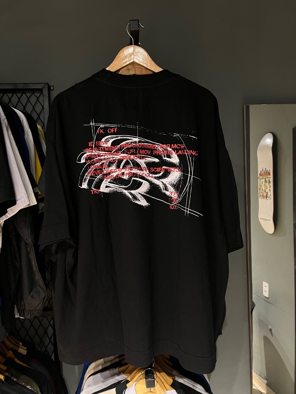 Camisa Take-Off Sk Boxy Black