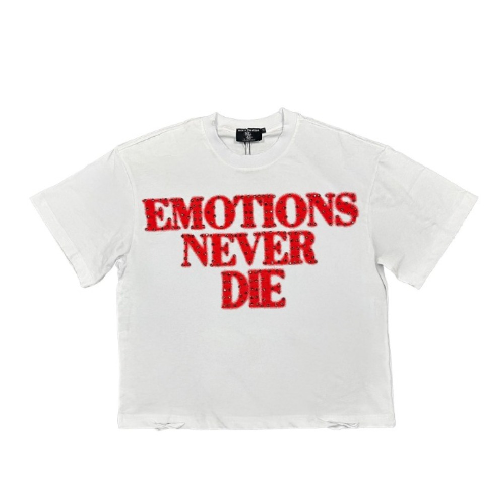 Camiseta Mixed Emotions Red End Rhinestone