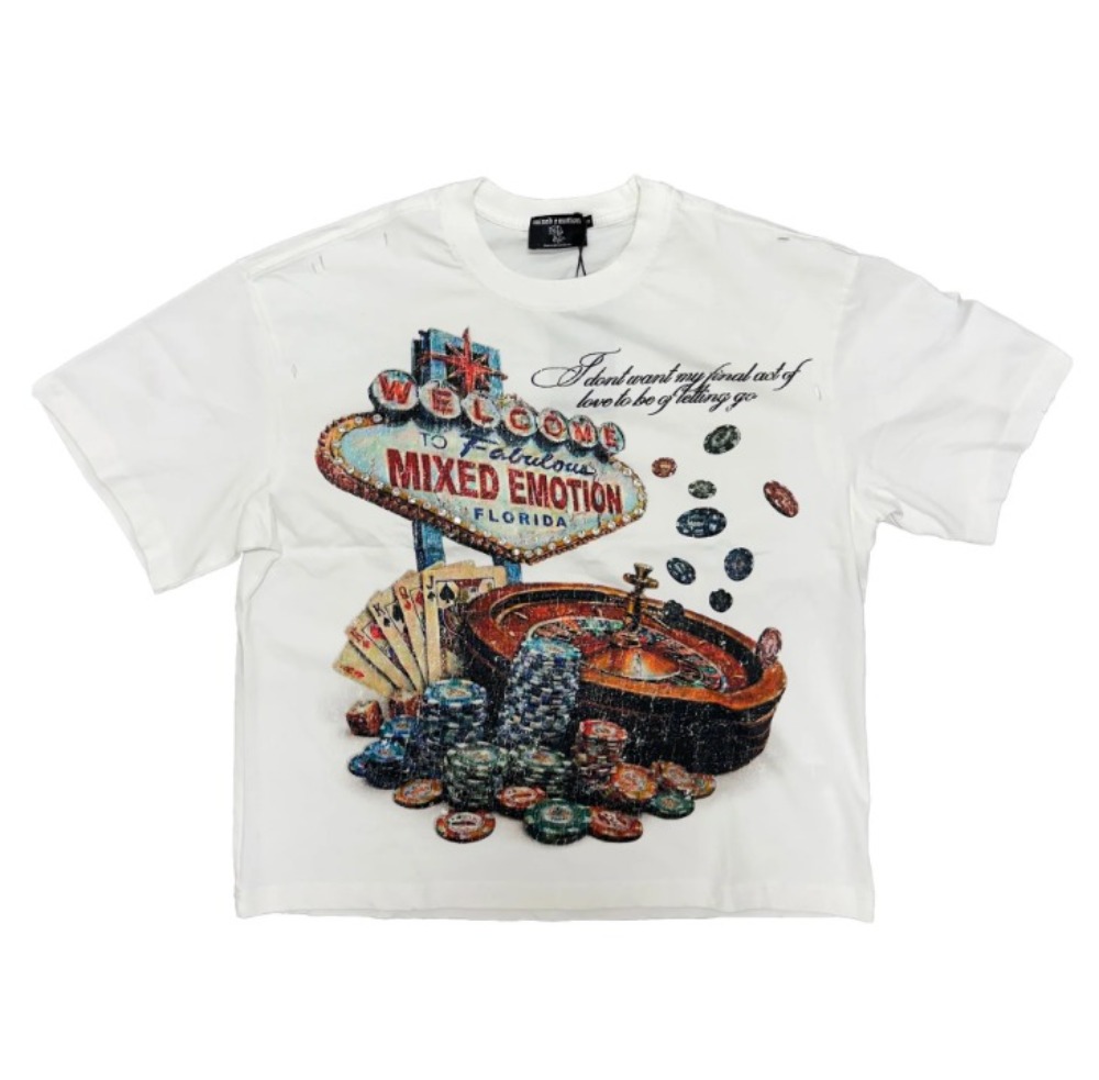 Camiseta Mixed Emotions Loterry Branca