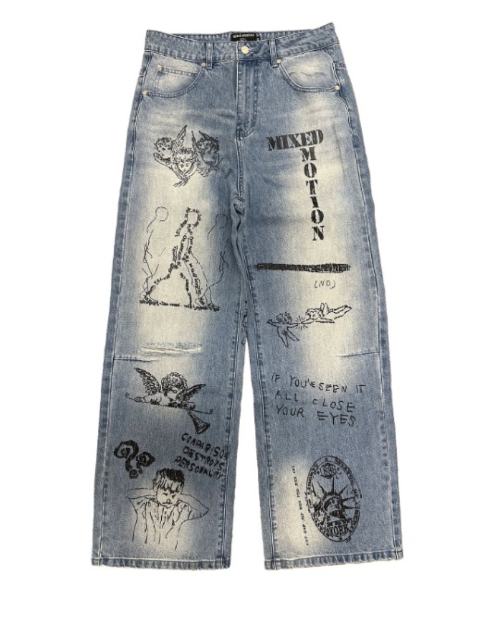 Calça Mixed Emotions Denim Blue Canvas