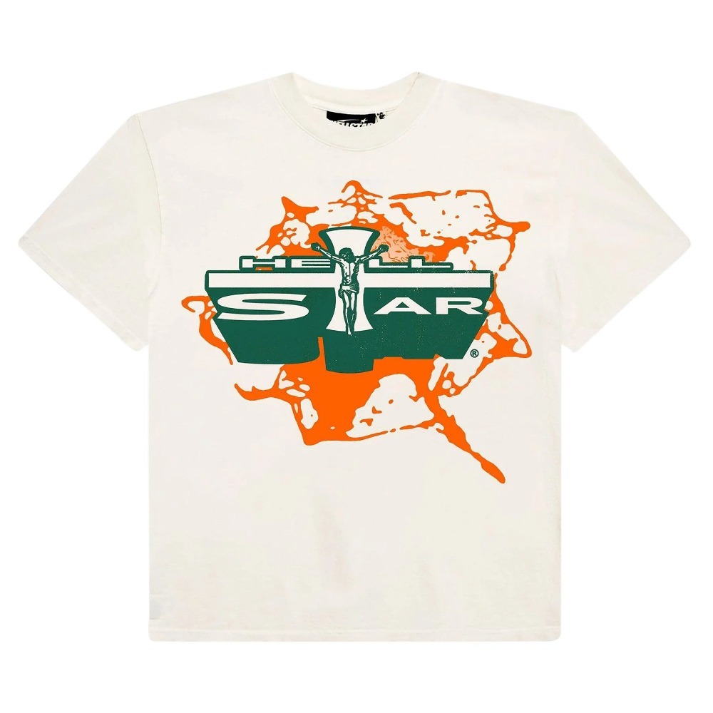 Camiseta Hellstar Jesus White