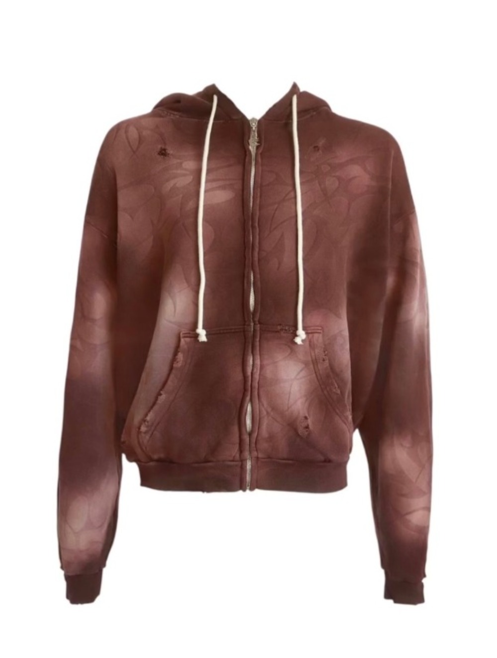 Jaqueta Hellstar Tribal Zip-Up Brown