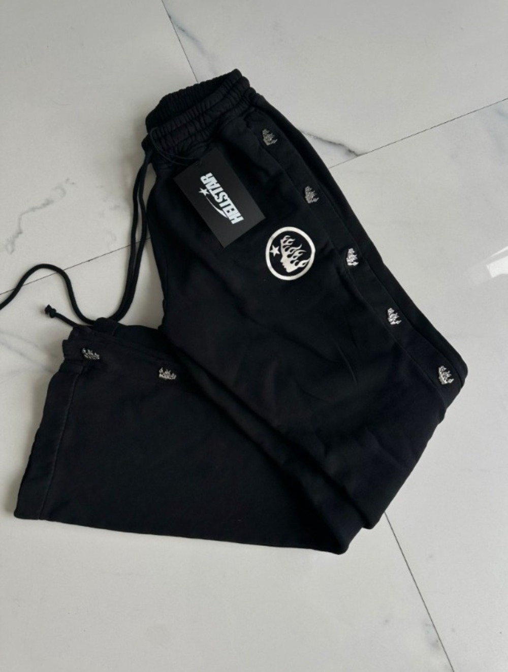 Calça Hellstar Mirror Face Black