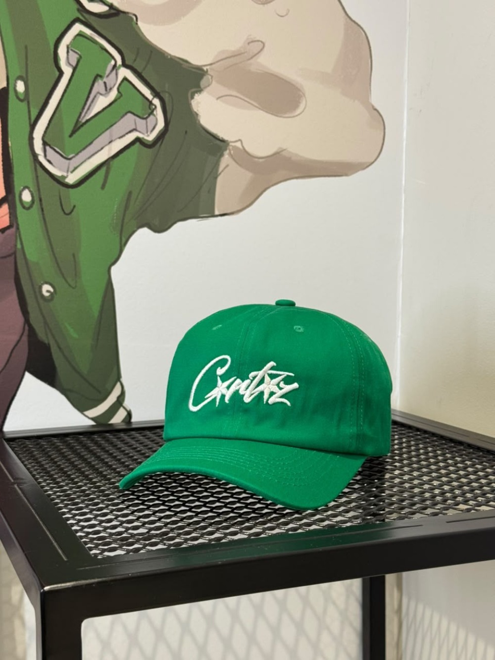 Boné Corteiz Script Cap Green