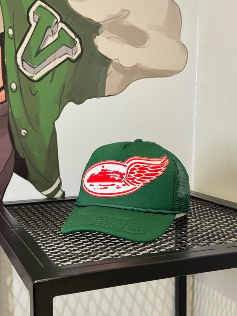 Boné Trucker Corteiz Wing Verde