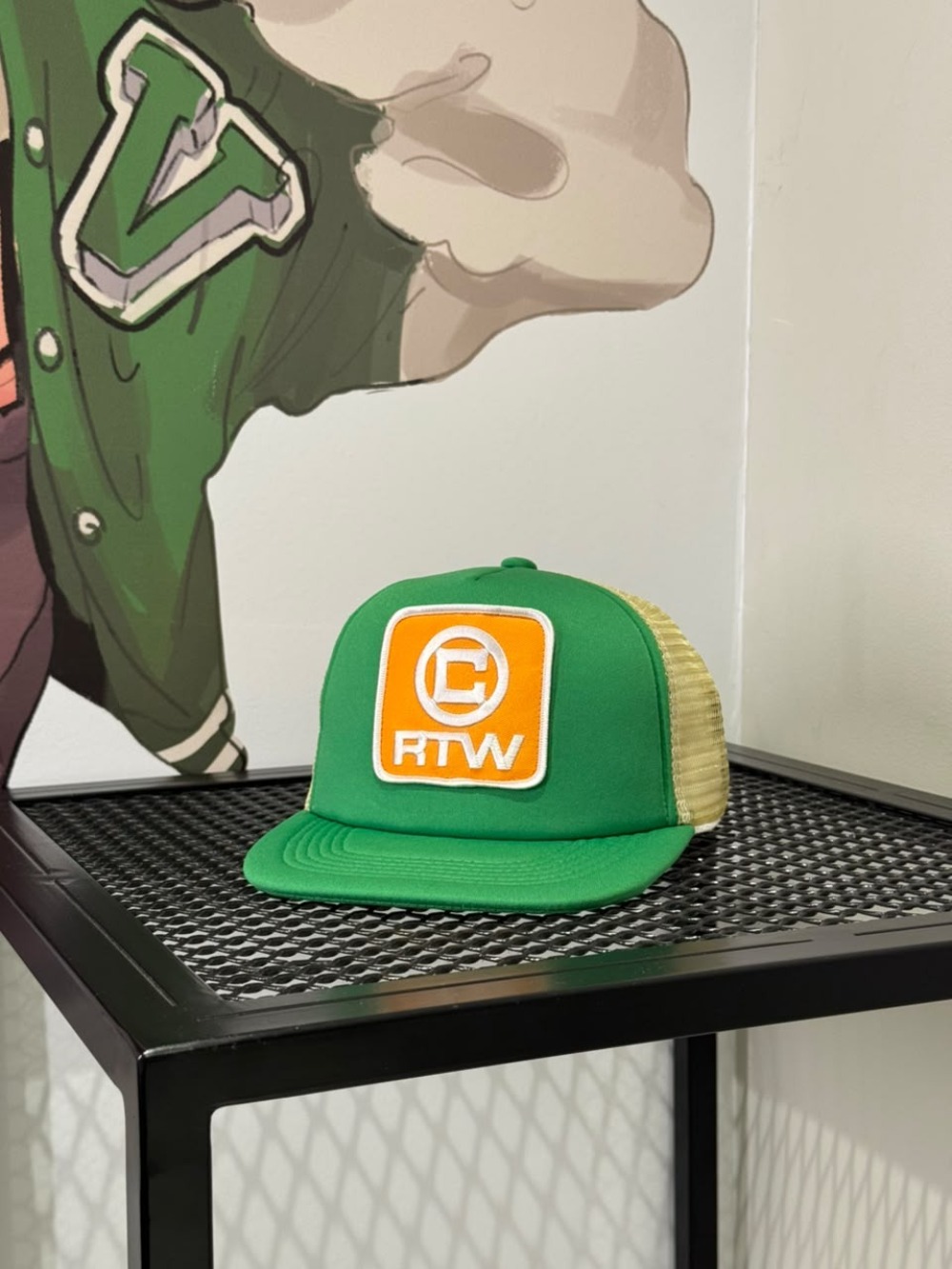 Boné Corteiz Box Trucker Green