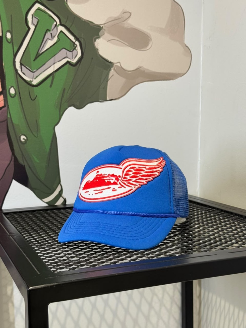 Boné Trucker Corteiz Wing Azul