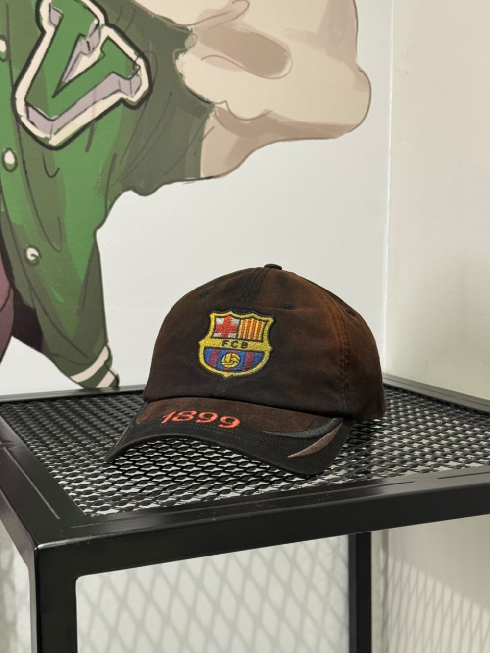 Travis Scott x FC Barcelona Boné Cactus Jack 1899 Distressed