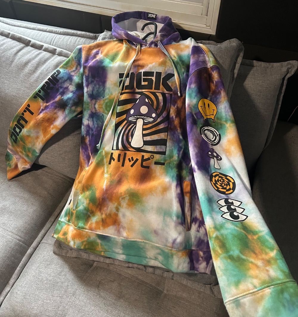 Moletom DGK Tie Dye Psychedelic Hooded Fleece