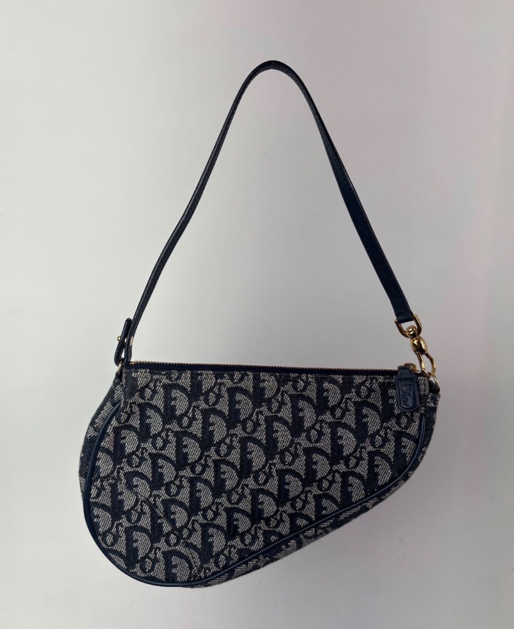 Saddle dior diorissimo azul mini