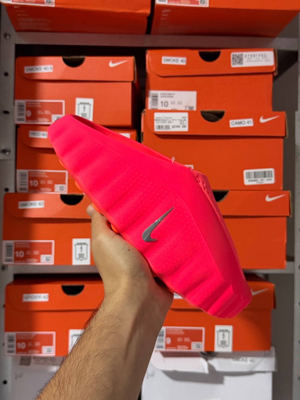 Nike Mind 001 Slide Solar Red — 40, Novo