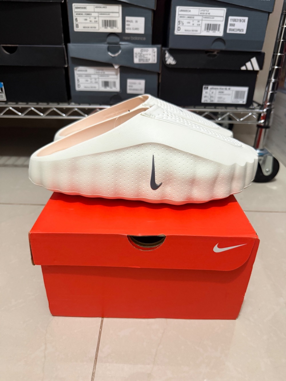 Nike Mind 001 Slide Sail Feminino — 44, Novo