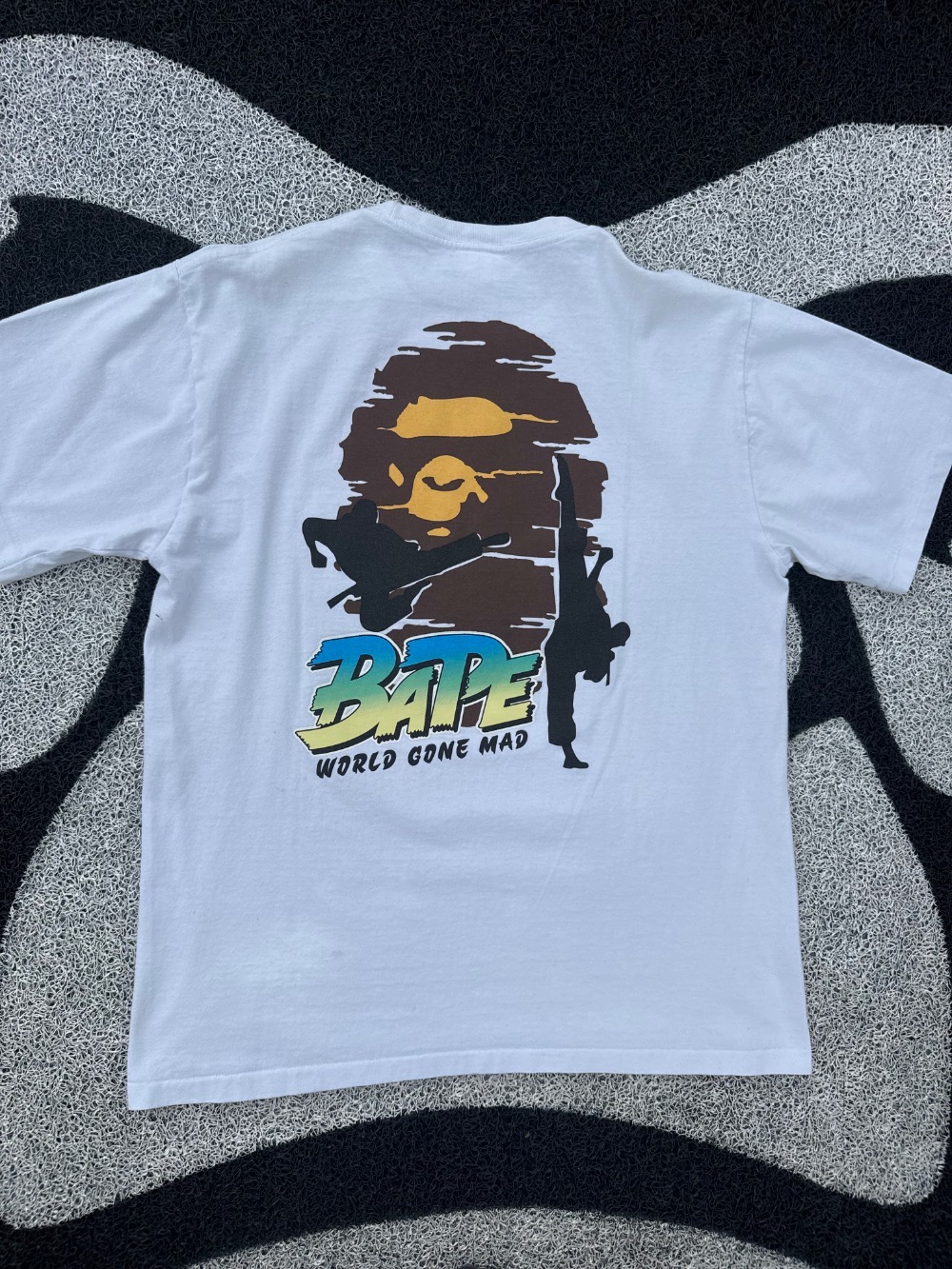 Bape karate tee white