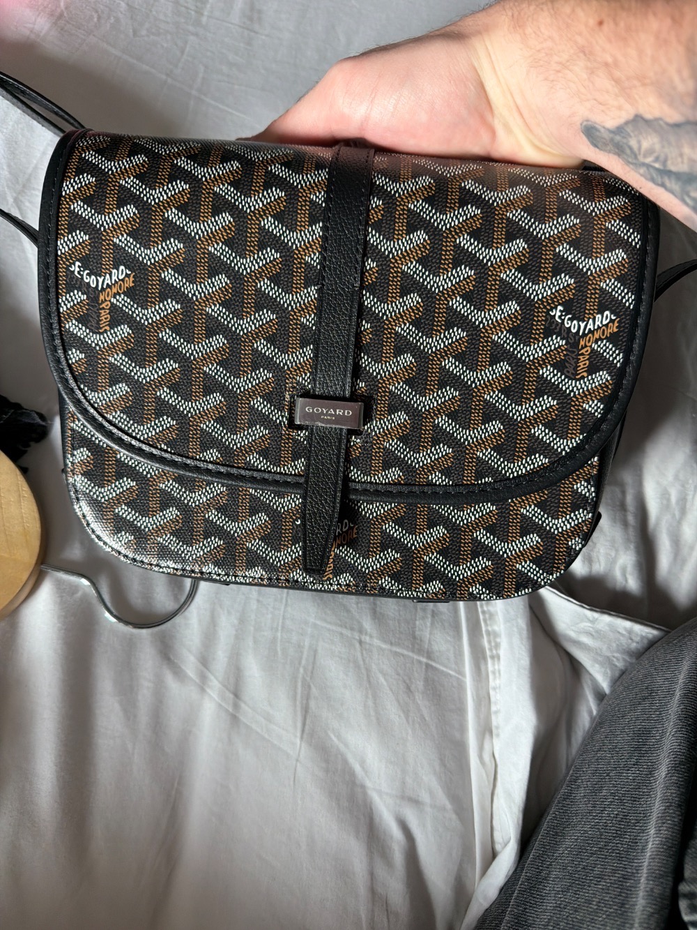Bolsa Goyard Belvedère PM Black
