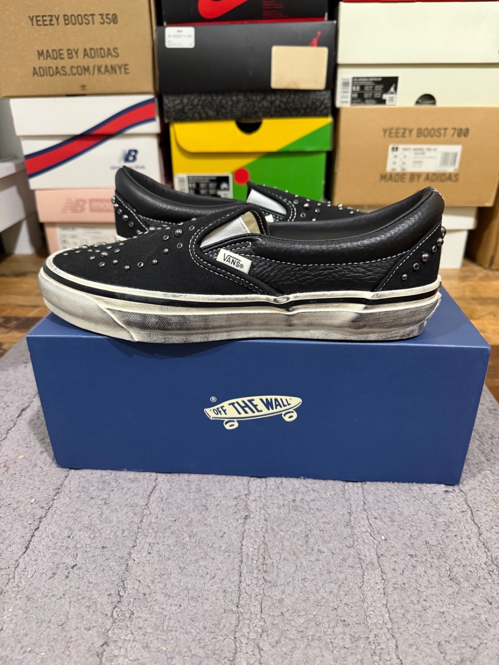 Satoshi Nakamoto x Vans Slip-On LX Classic 98 Pearlized Blackout