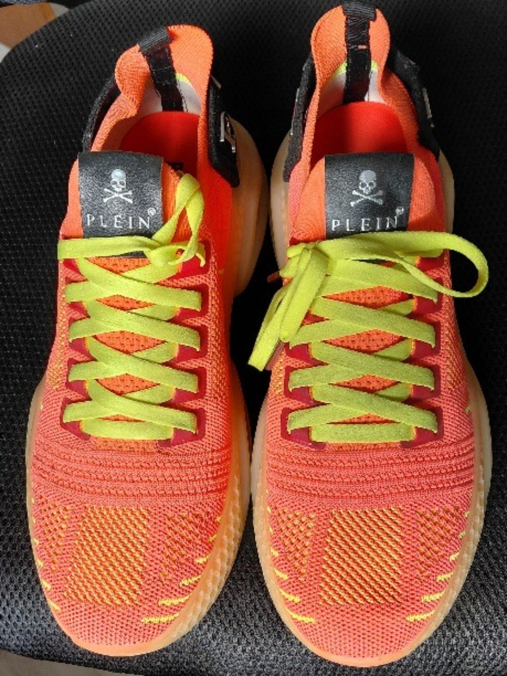 Tênis Philipp Plein Runner Iconic Plein Active Orange Fluo
