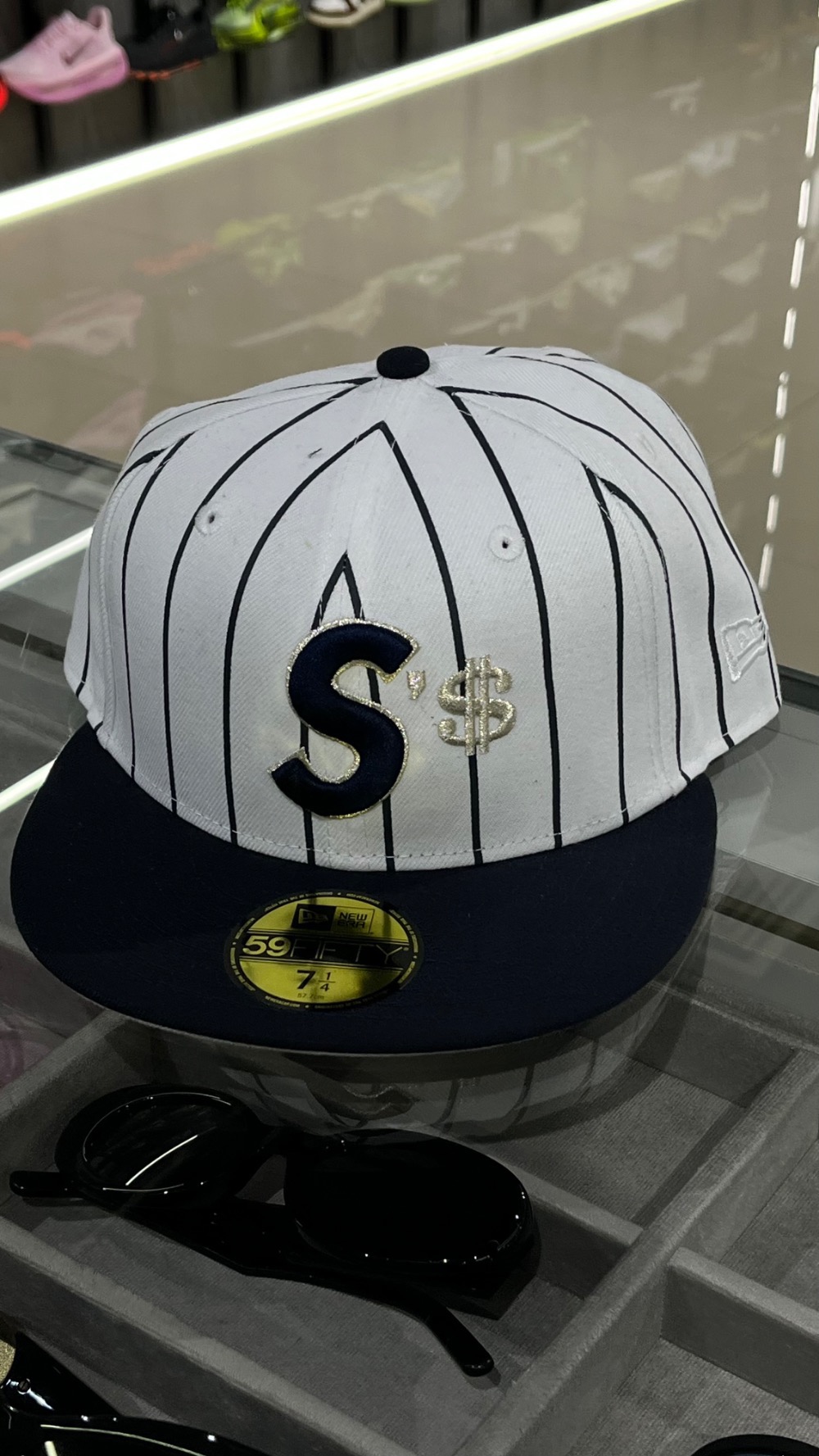 New Era x Supreme Boné Money S Logo Stripe FW26-W4